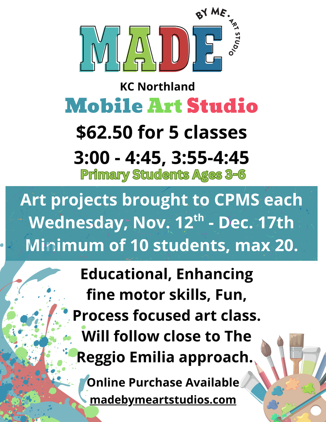 Clay-Platte Primary Nov - Dec Ages 3-6